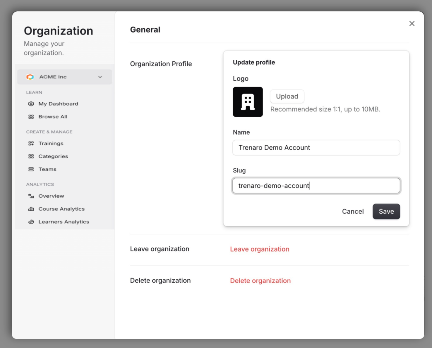 Documentation screenshot