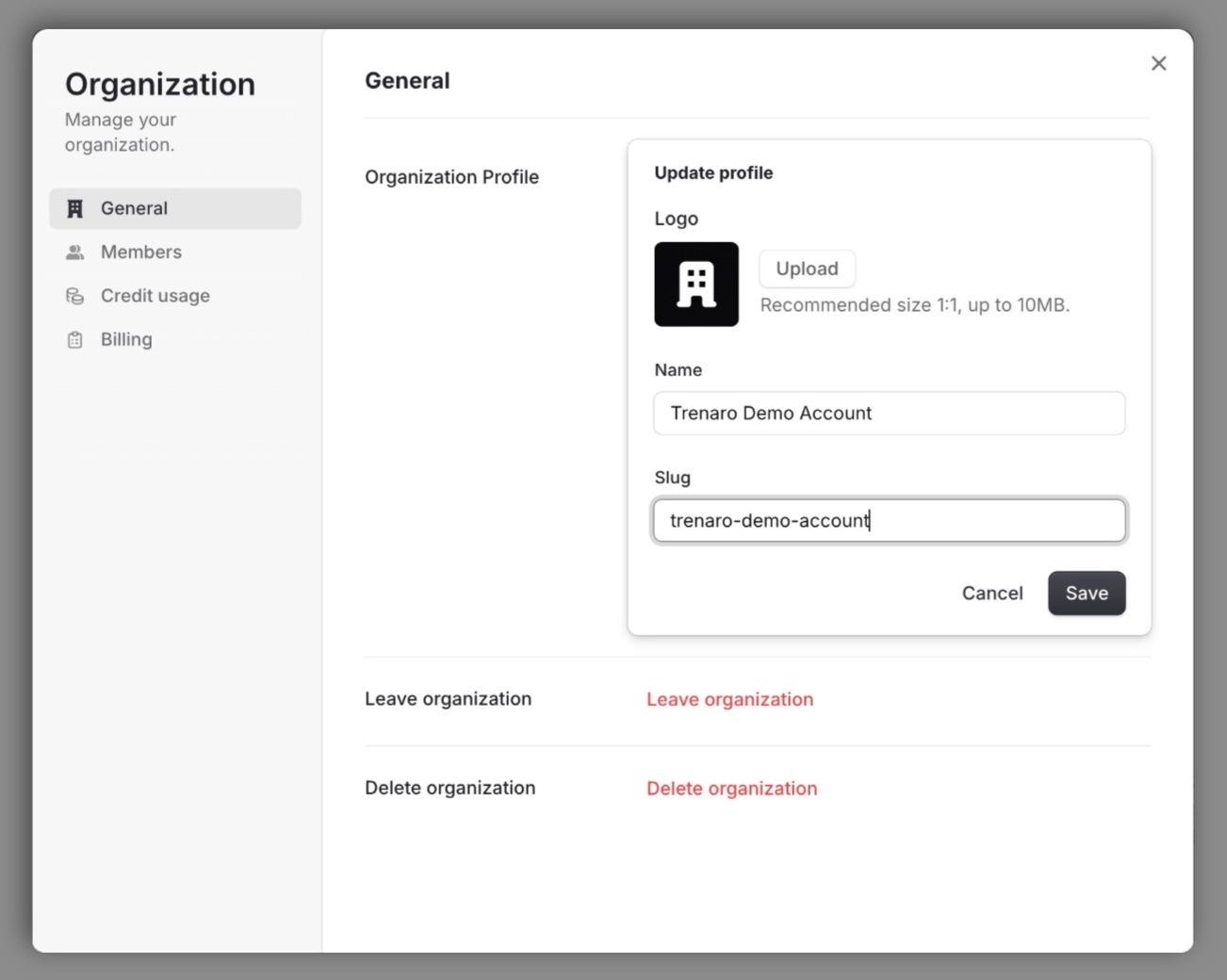 Documentation screenshot