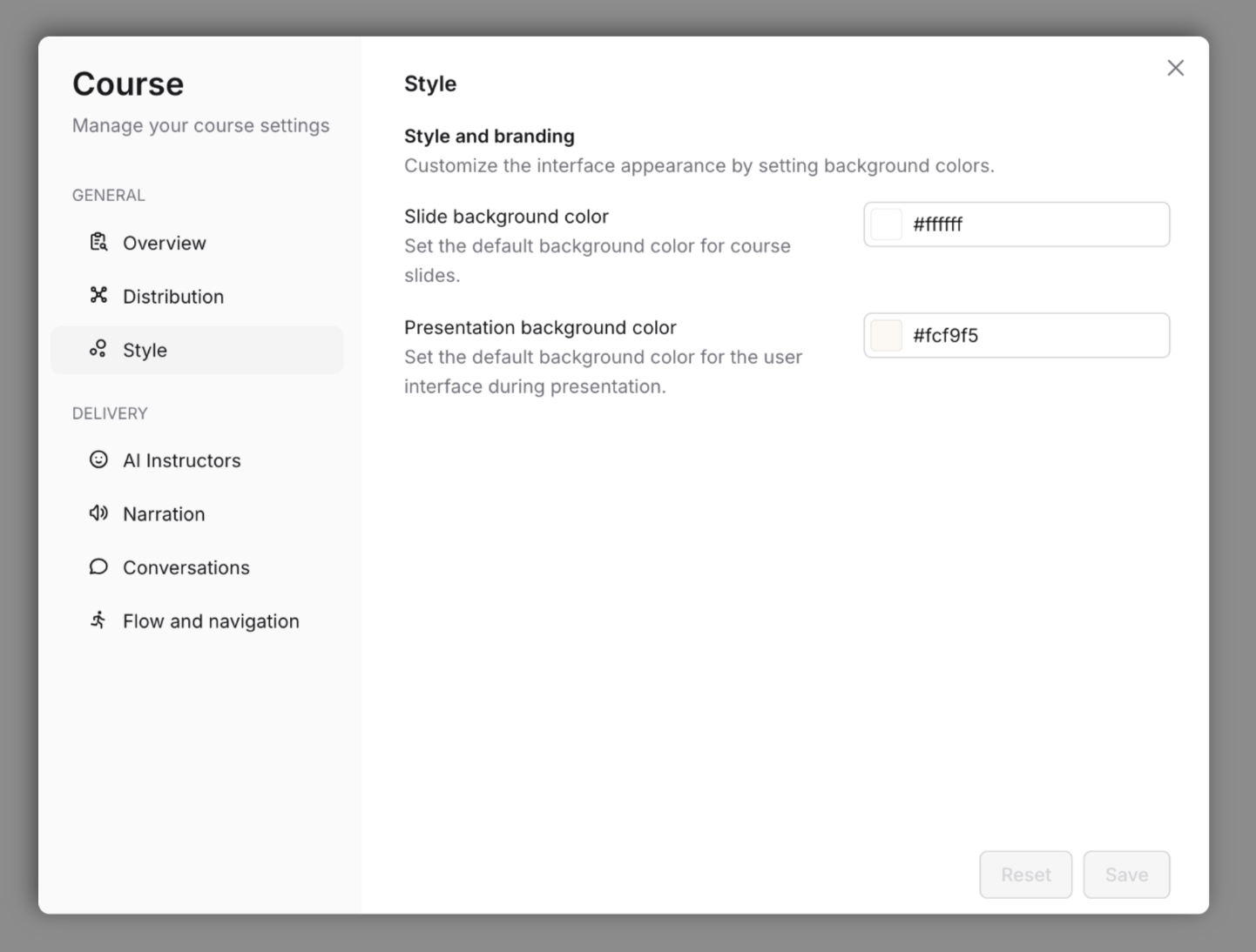 Documentation screenshot