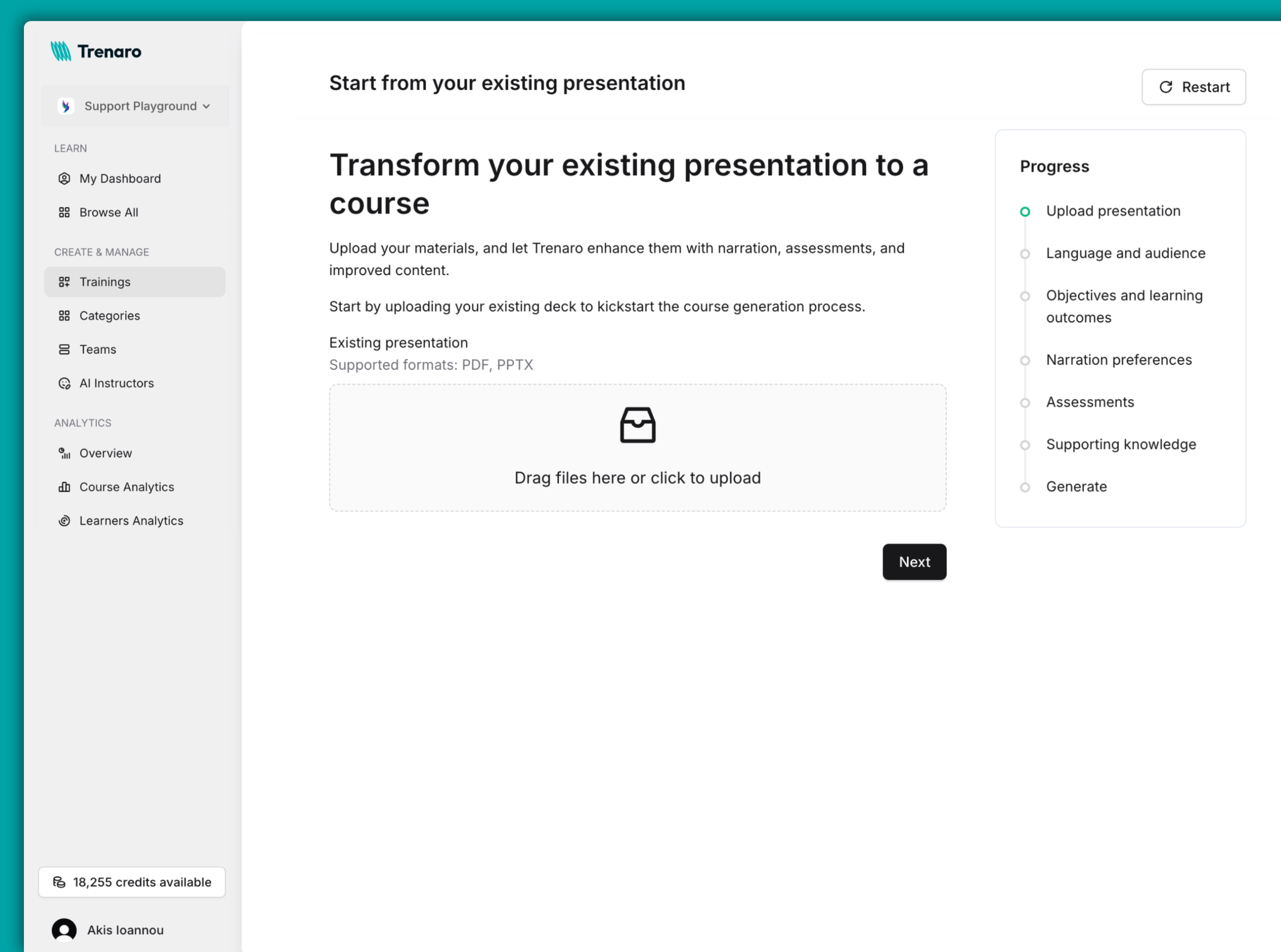 Documentation screenshot