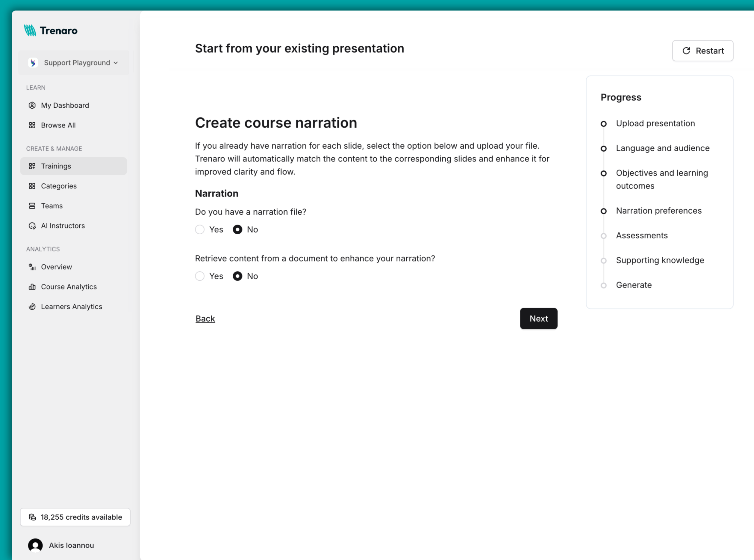 Documentation screenshot