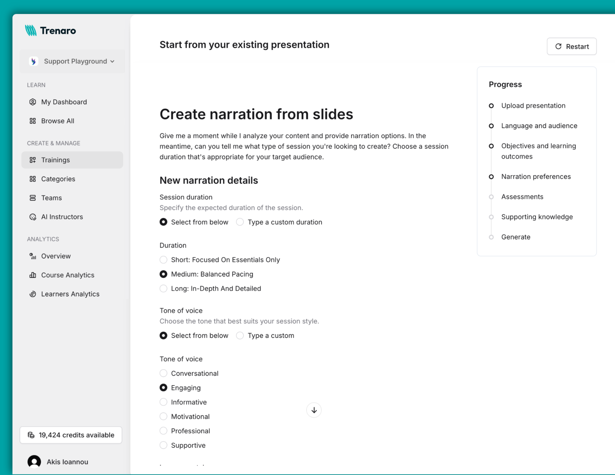 Documentation screenshot