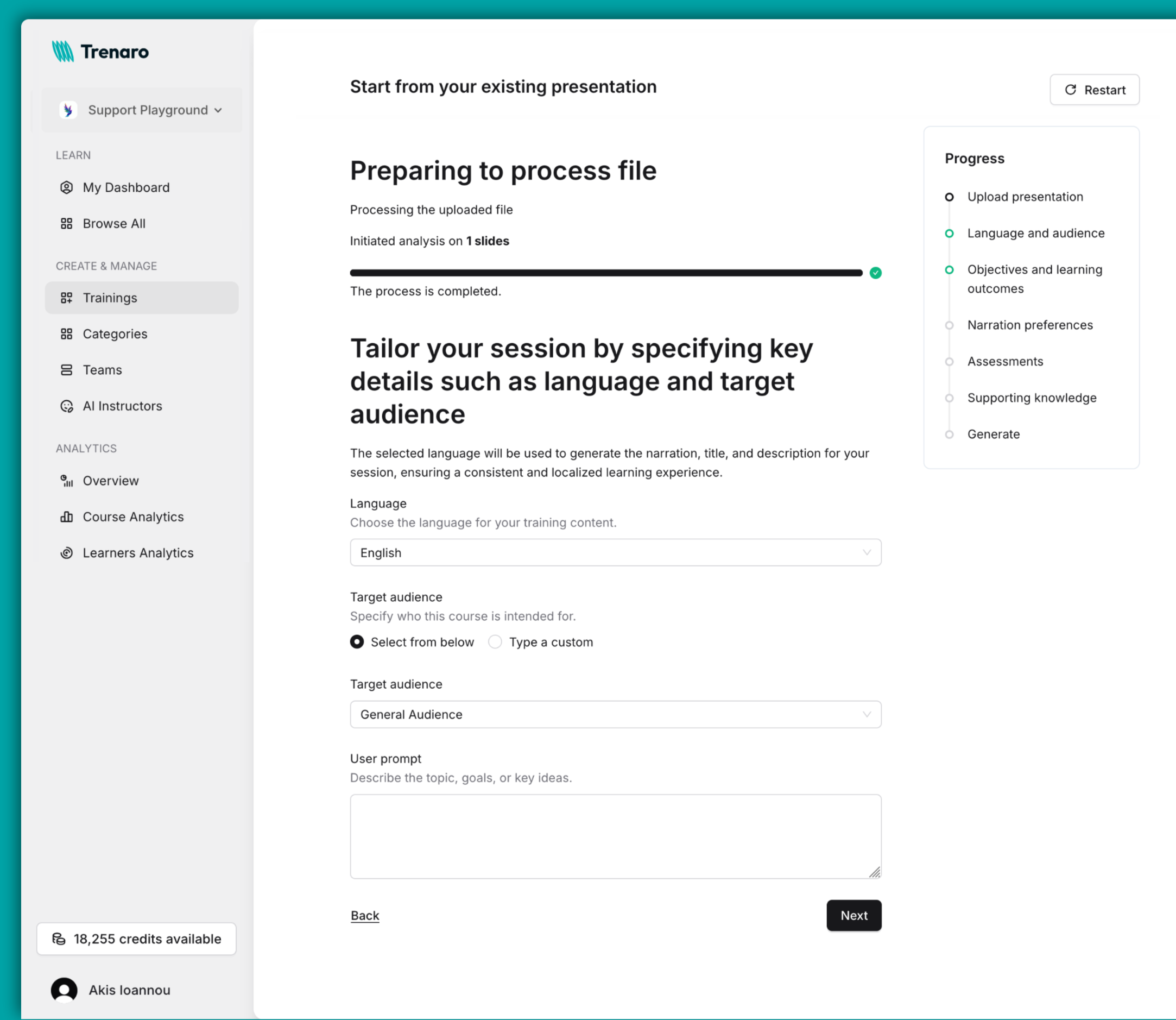 Documentation screenshot