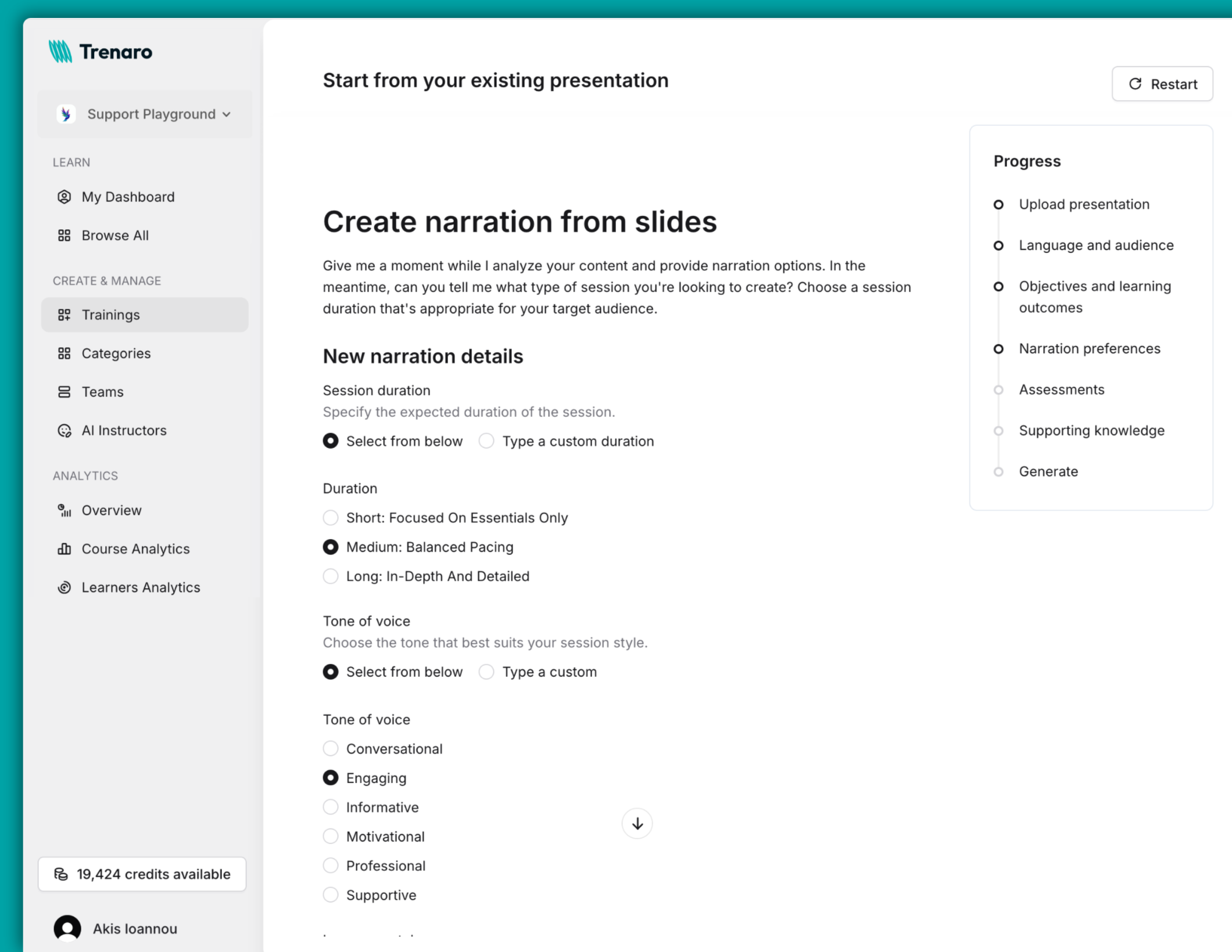 Documentation screenshot