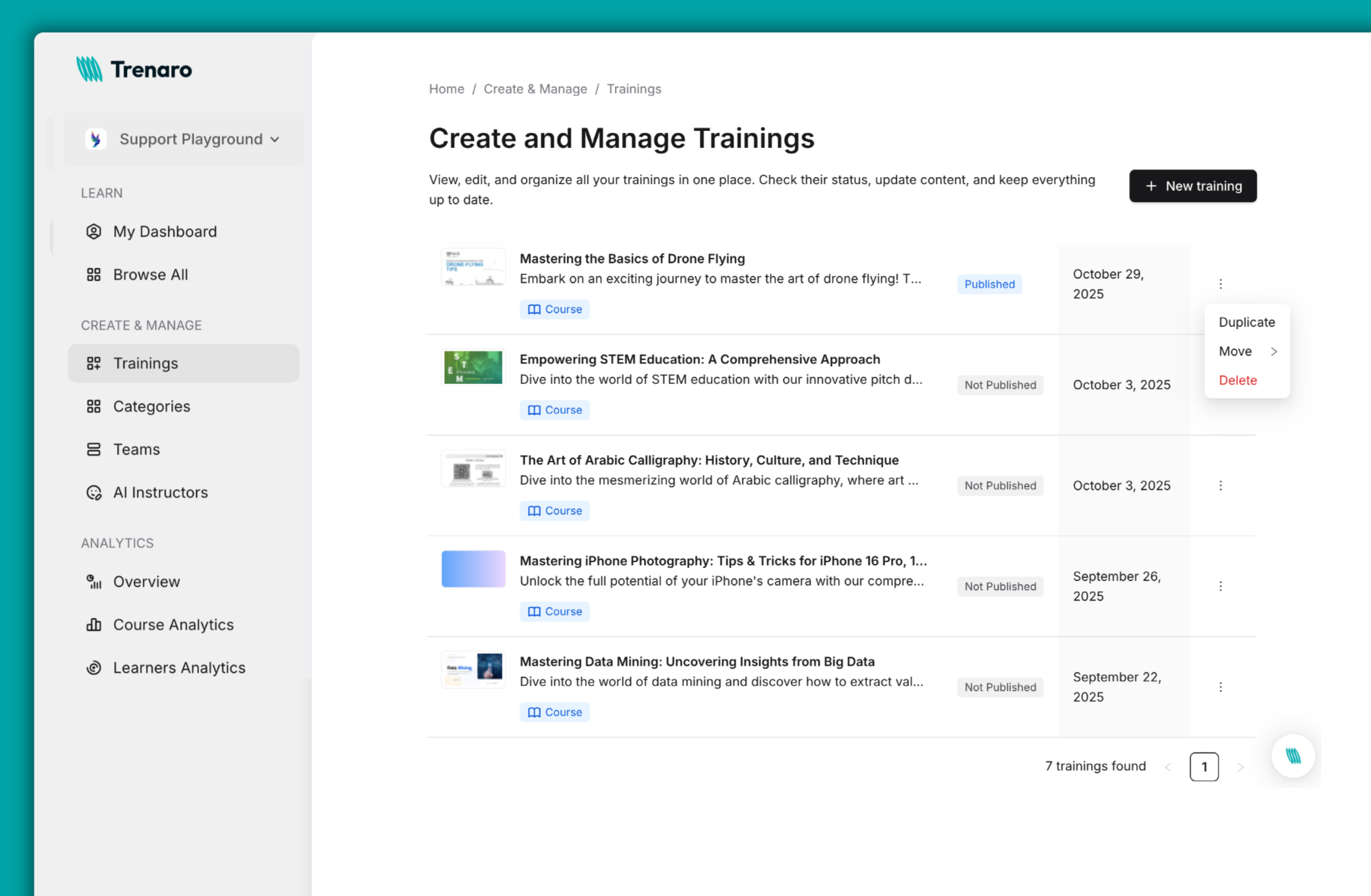 Documentation screenshot